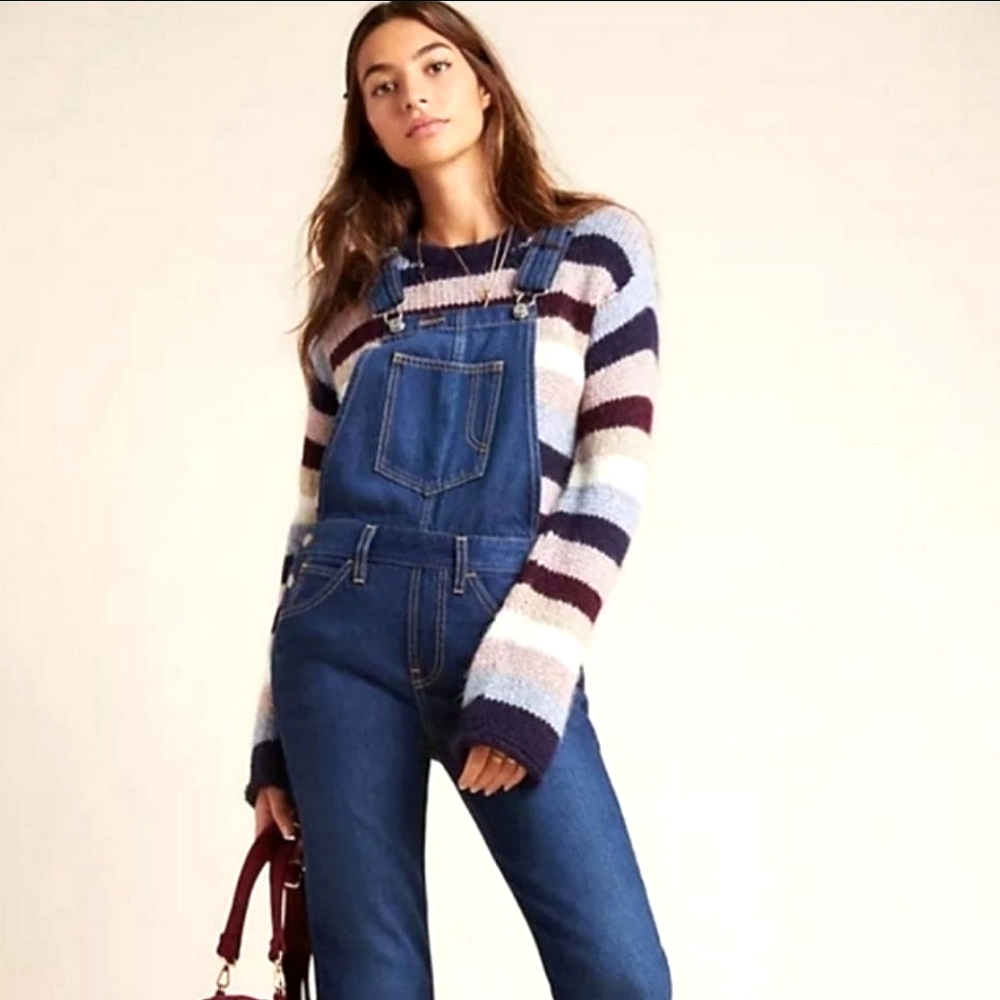 Levis Original blue denim overalls - Picture 2 of 8